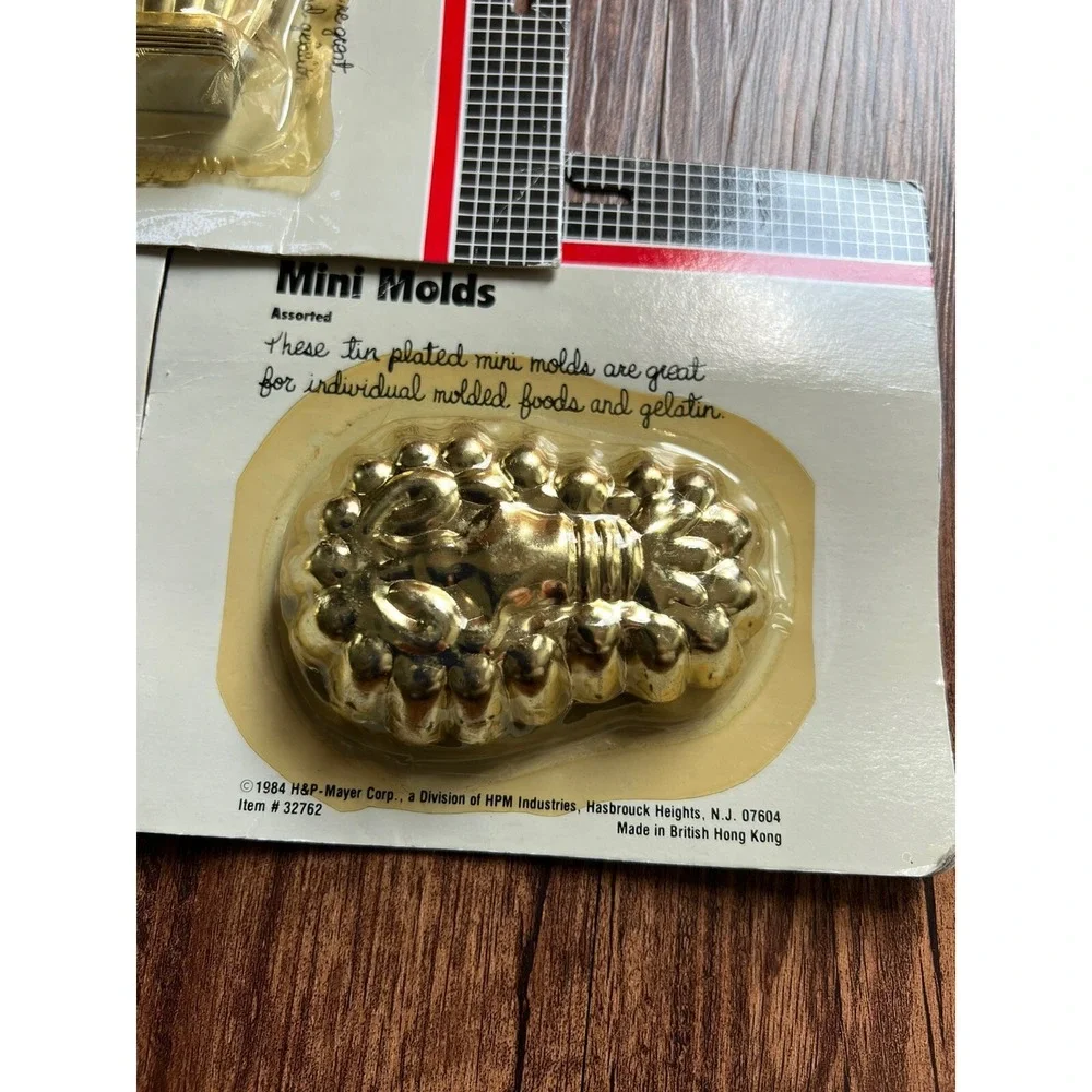 Cook Tools Plated Mini Molds 1984 Vintage Three Sets of 6 (18) Old-New
